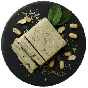 Halva mit Erdnüssen