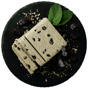 Halva mit Rosinen