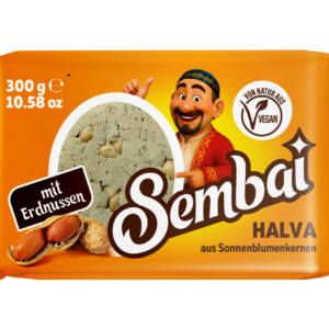 Halva mit Erdnüssen